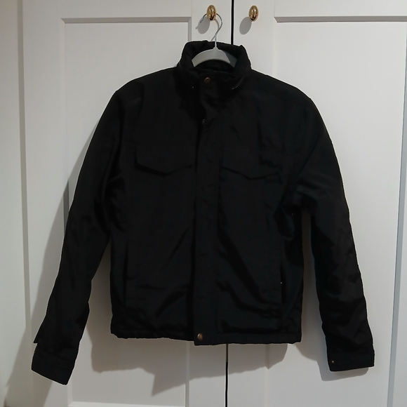 Spiewak & Sons Quilted Workwear Black Utility Snap Front Heavyweight Jacket - Picture 1 of 15